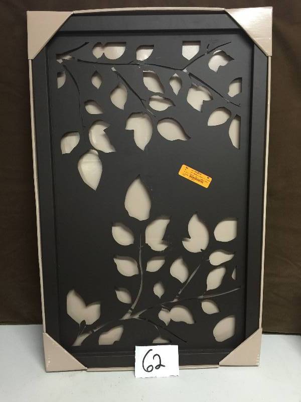 lot 62 image: Straton Metal wall Art