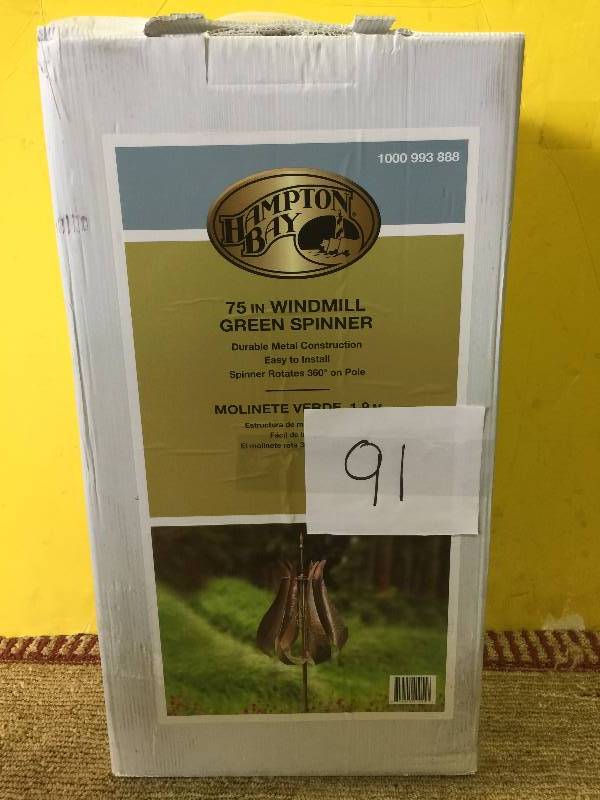 lot 91 image: 75 in Windmill Green Spinner