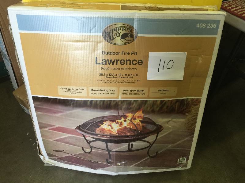 lot 110 image: Lawrence Firepit