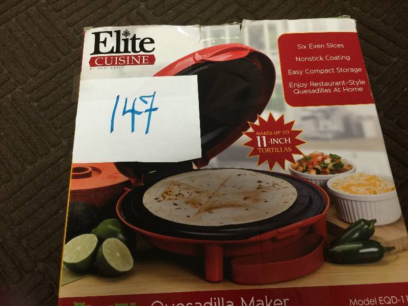lot 147 image: Quesadilla Maker