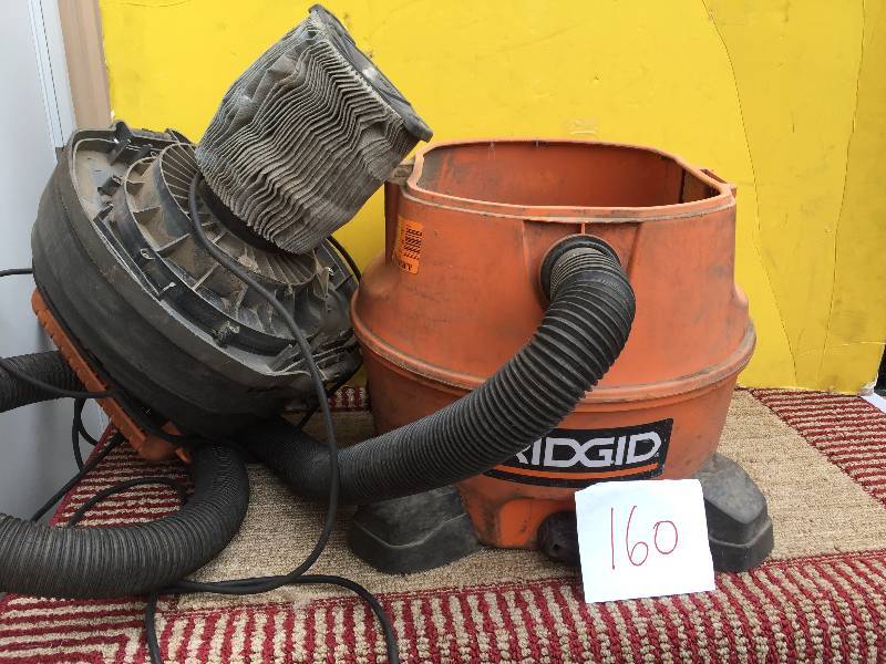 lot 160 image: Ridgid WetDry Vac