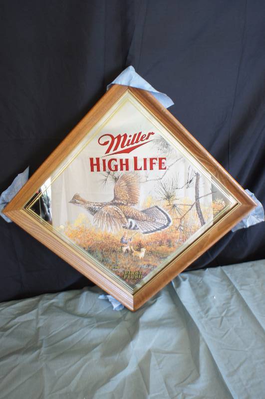 lot 33 image: Miller High Life First Flush Grouse Mirror