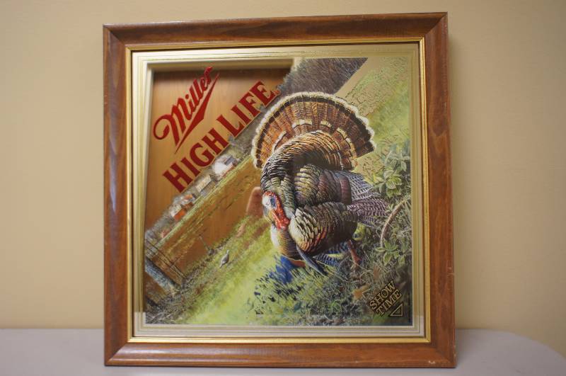 lot 7 image: Miller High Life Tom Turkey Mirror