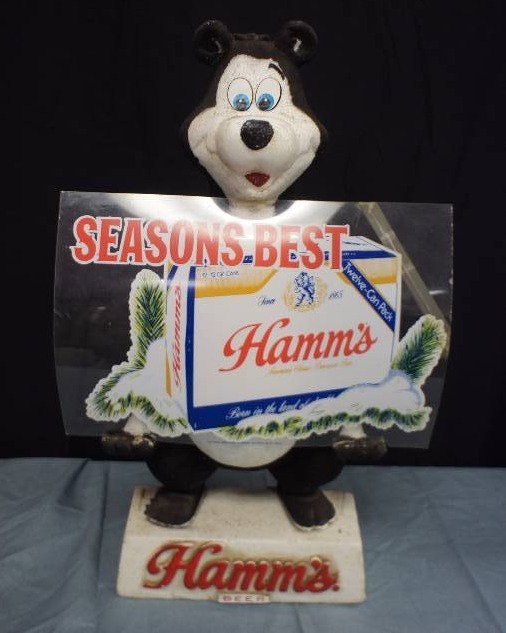 lot 66 image: Hamms Styrofoam Bear Display