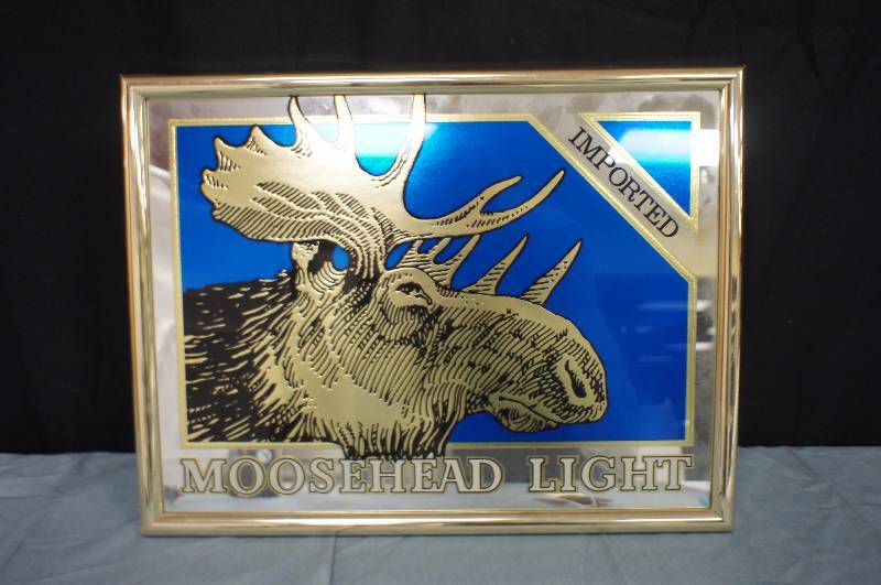lot 79 image: Moosehead Light Mirror