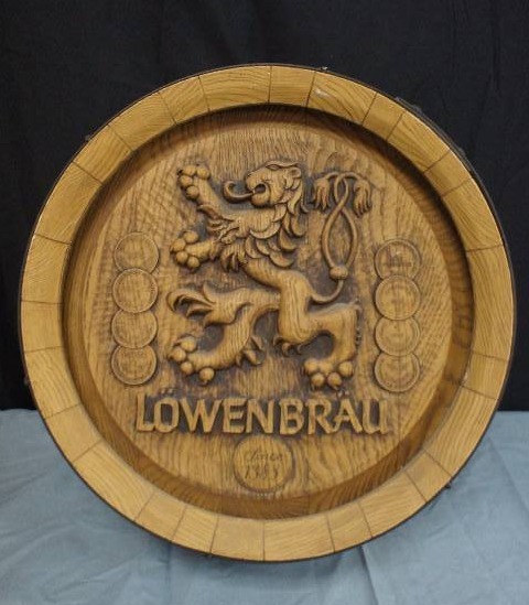 lot 94 image: Lowenbrau Barrel Head