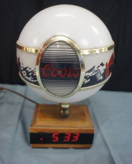 lot 96 image: Coors Digital Clock