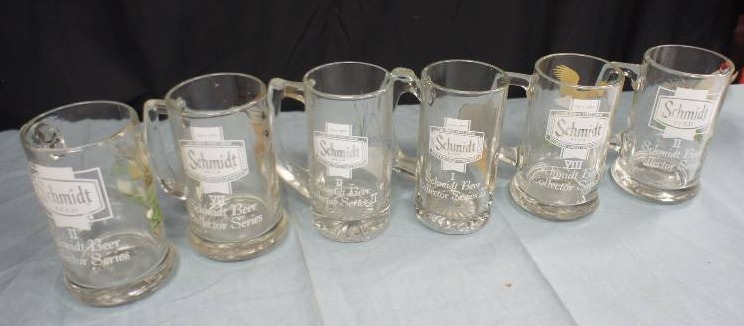 lot 98 image: Schmidt Beer Collector Mugs