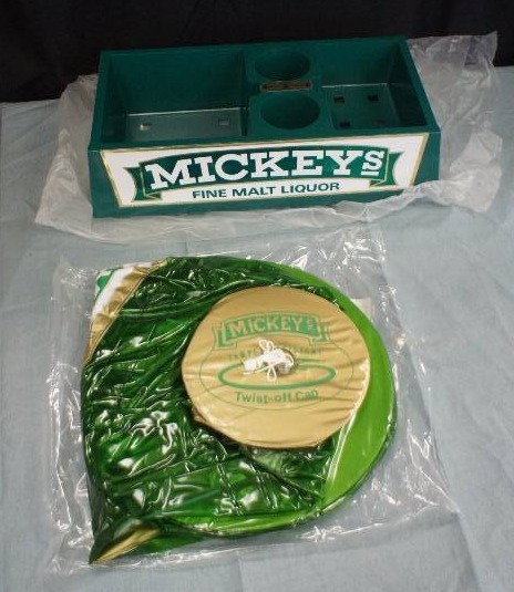 lot 101 image: Mickeys Bar Caddy  Blow up Bottle