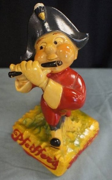 lot 111 image: Pfeiffers Beer Vintage Chalk Ware Statue