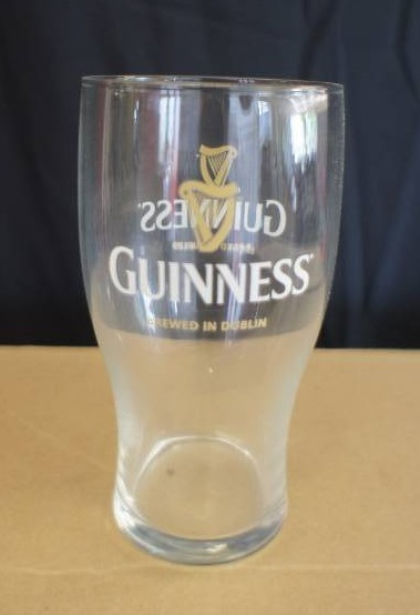 lot 45 image: Guinness Brewed in Dublin Beer Glasses