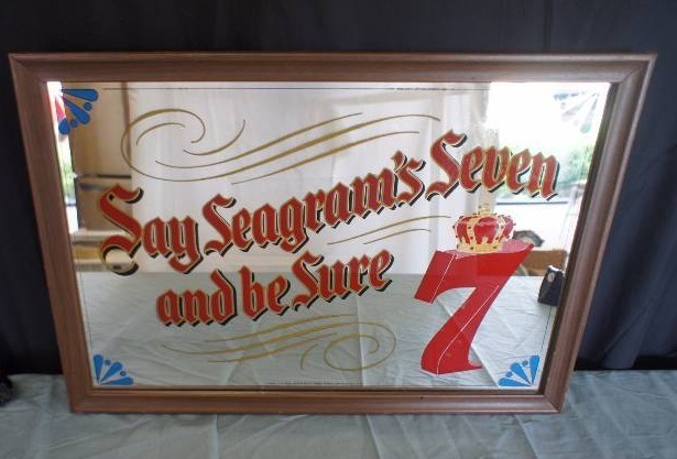 lot 49 image: Seagrams Seven Whiskey Mirror