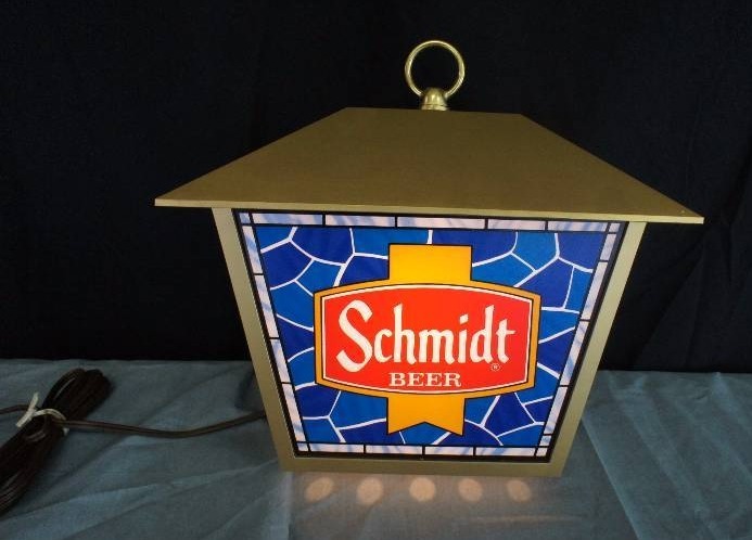 lot 59 image: Schmidt Beer Coach Lamp