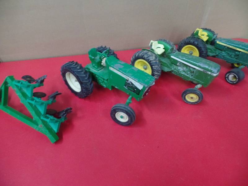 3 Tractors & Plow