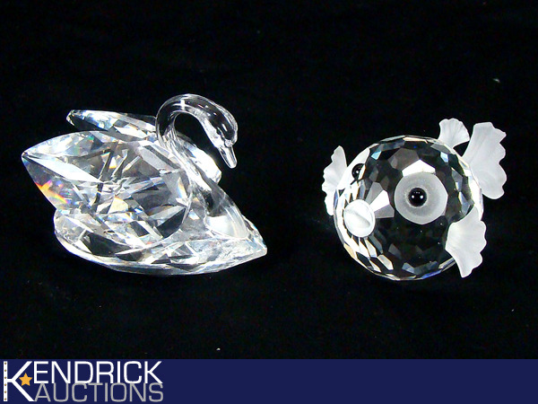 2 Mint Condition Swarovski Crystal Figurines