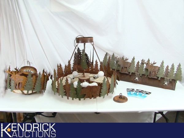 3 Avalanche Ranch Rustic Metal Light Fixtures