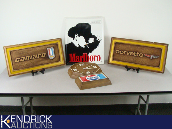 4 Vintage Collectible Advertising Signs