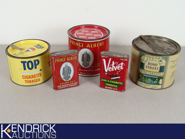 Lot of Collectible Vintage Tobacco Tins