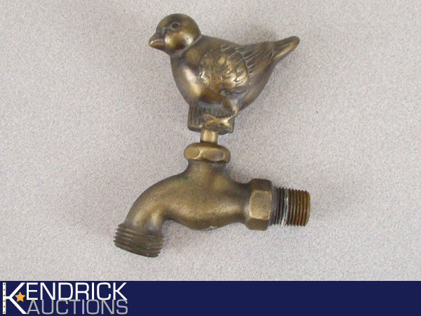 Vintage Solid Brass Bird Spigot