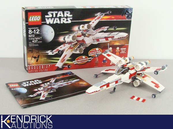 MINT Lego Star Wars X-wing Fighter 6212 Set
