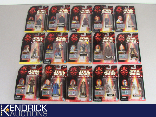 Lot of 15 New Mint in Package Star Wars Episode I Action Figures