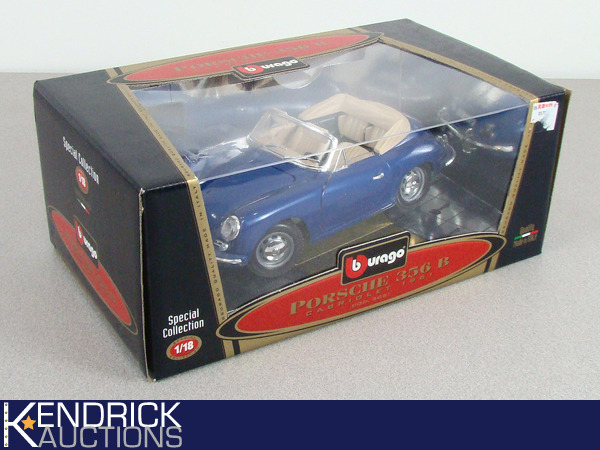 Burago 118 Scale 1961 Porche 356 B Cabriolet