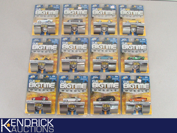 12 Vintage MINT ON CARD Jada Dub City Big Time Muscle Cars