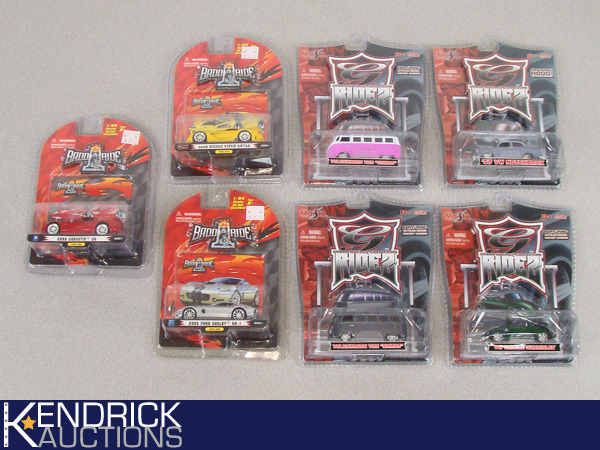 7 Vintage MINT ON CARD Badd Ride, and Maisto G Rides