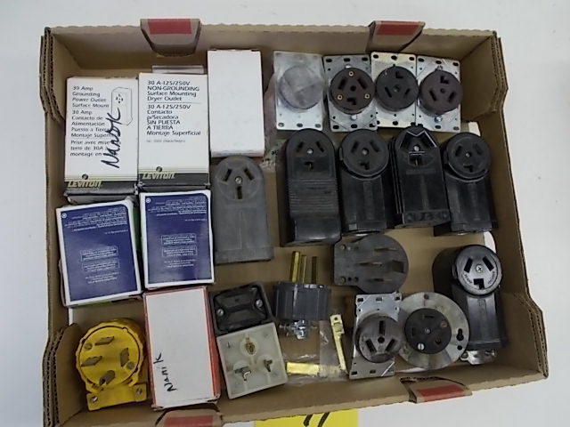 lot 49 image: Asstd Plugs & Receptacles...