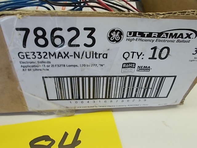 lot 84 image: (5) GE 78623 GE332MAX-NUltra Balla...
