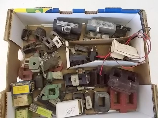 lot 89 image: Asstd Coils & Relays...