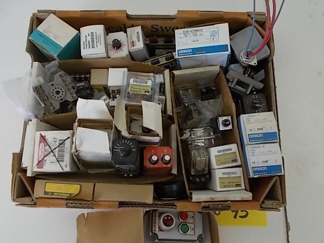 lot 95 image: Asstd Relays, Timers, & Misc....