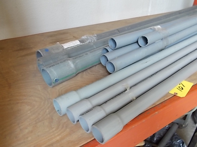 lot 107 image: Asstd PVC Conduits...