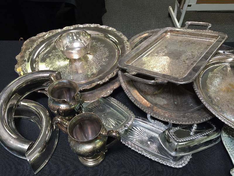 Large Lot of Silver Plated Items