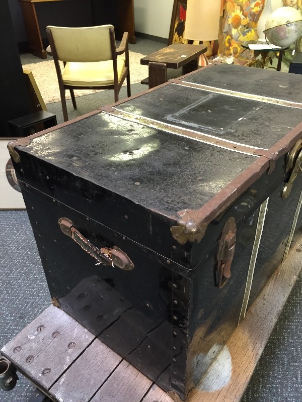 Old Metal Black Trunk