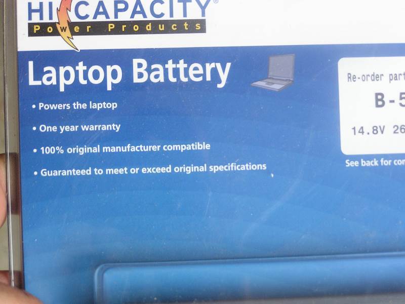 LAPTOP BATTERY NEW