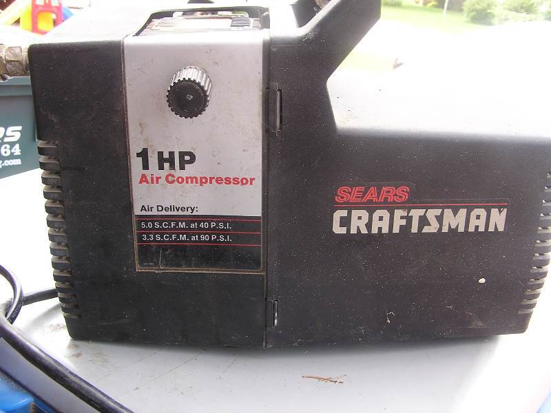 CRAFTSMAN 1 H.P. AIR COMPRESSOR.