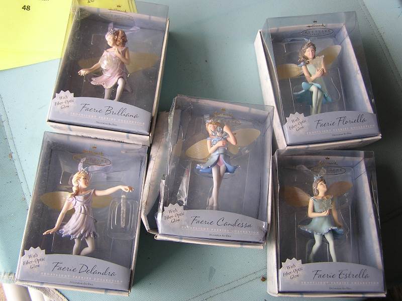 HALLMARK ESTRELLA FAERIES SET OF 5