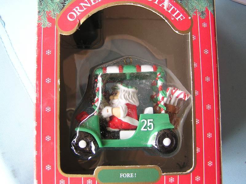 NOMA ORNAMOTION CHRISTMAS ORNAMENT GOLF FORE