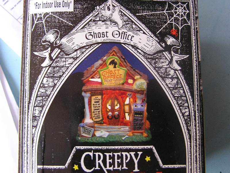 CREEPY HOLLOW HALLOWEEN HOUSE GHOST OFFICE