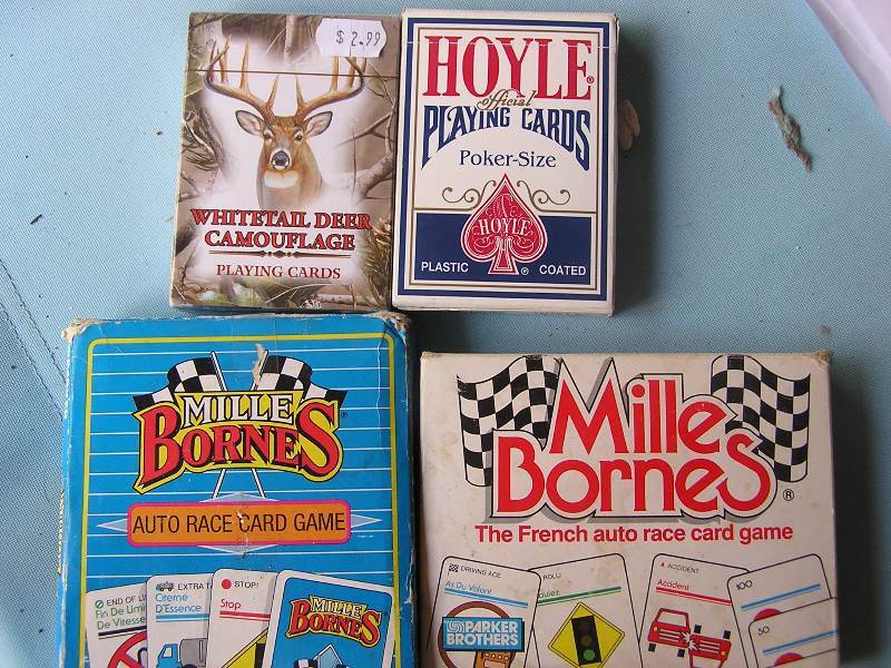 PLAYING CARD GAMES AND DECK