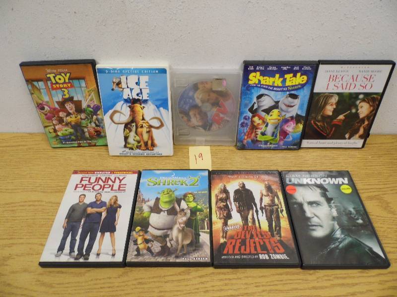 lot 19 image: DVDs