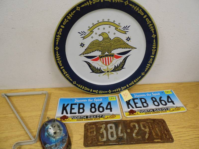 lot 30 image: License Plates