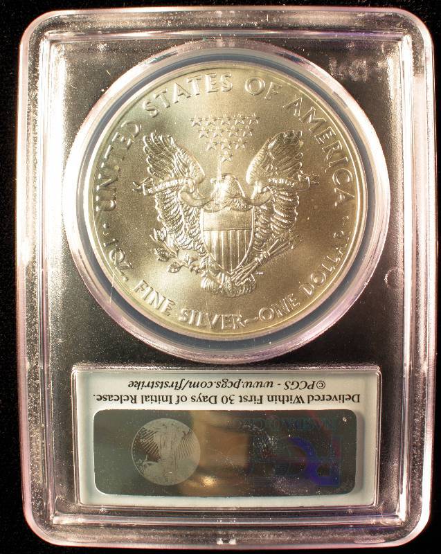 2013 SILVER EAGLE PCGS MS 69 FIRST STRIKE