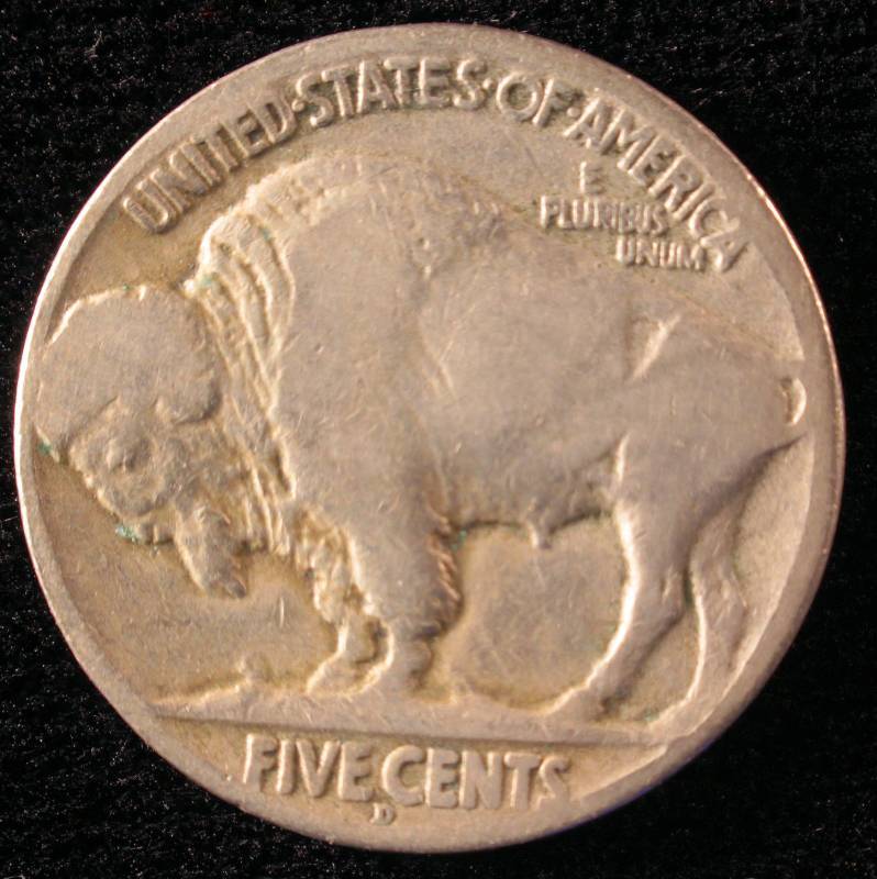 1927 D BUFFALO NICKEL FINE