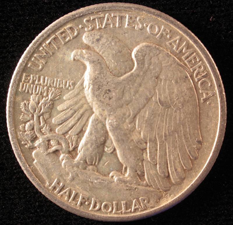1940 WALKING LIBERTY SILVER HALF DOLLAR VF
