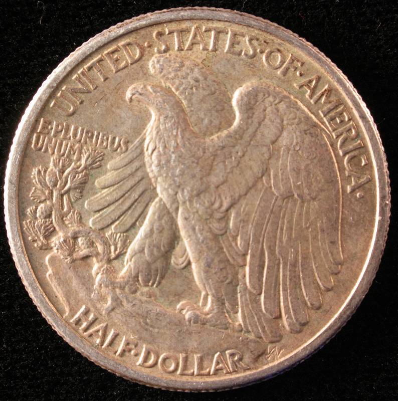 1941 WALKING LIBERTY HALF SILVER HALF DOLLAR XF