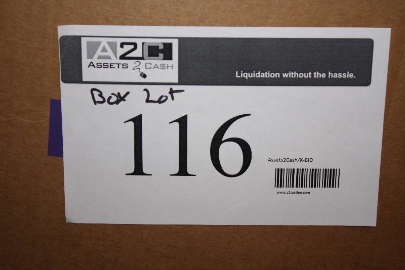 lot 116 image: Box Lot Of Miscellaneous Cords & Cables.