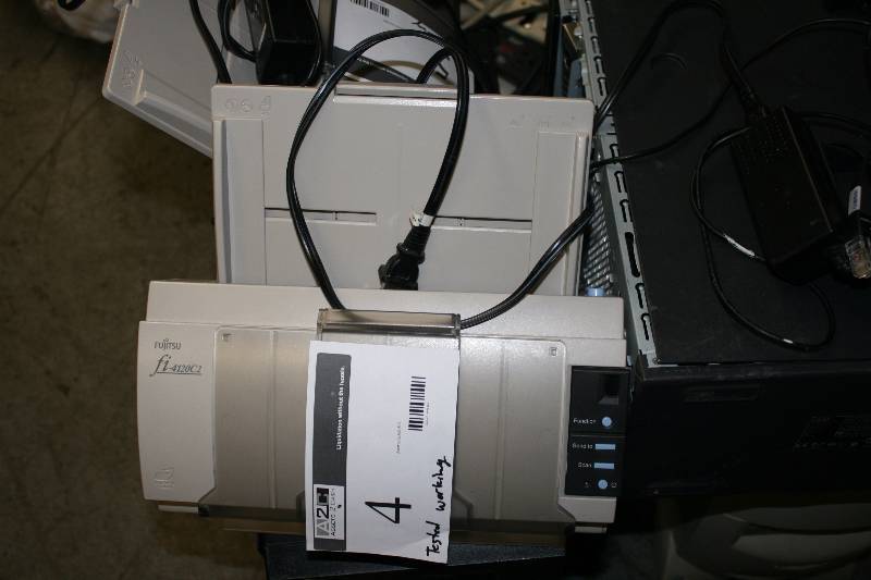 lot 4 image: Fujitsu Scanner Model fi-4120C2 Tested & Operational.