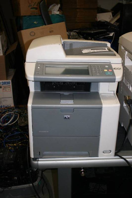 lot 22 image: HP LaserJet M3027 Multifunction Printer Model M3027x MFP Powers On & Untested.